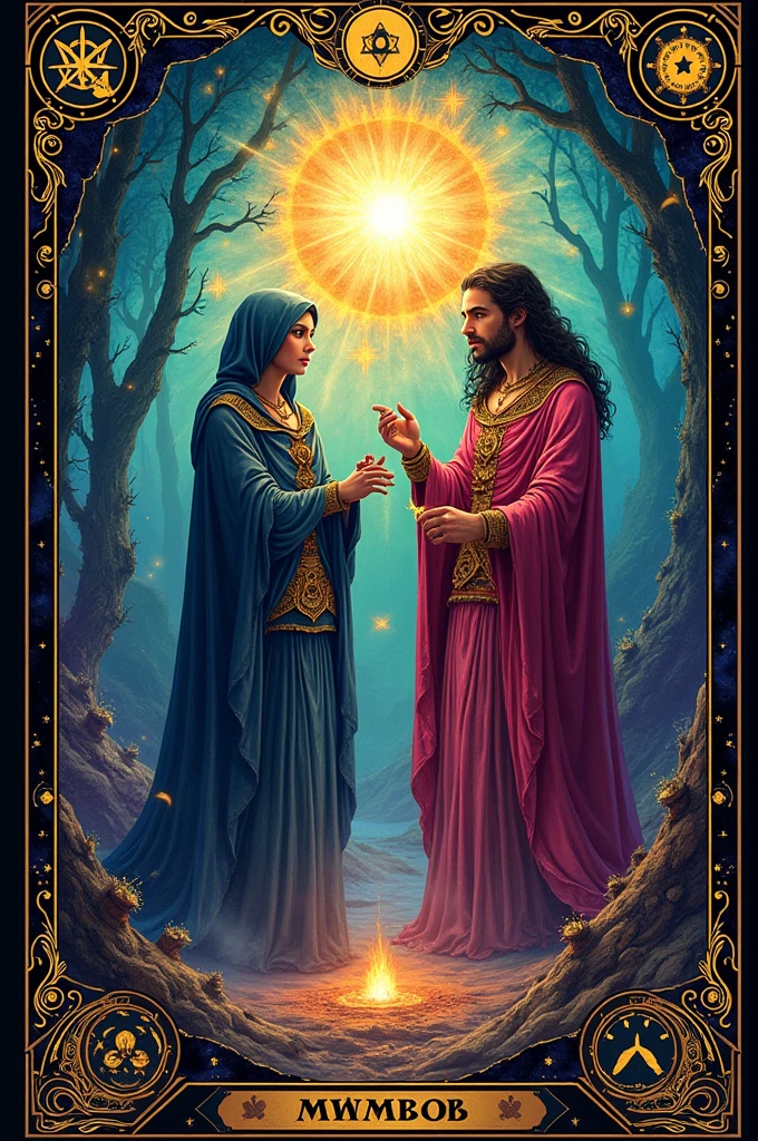 A mysterious and colorful Marseille tarot deck