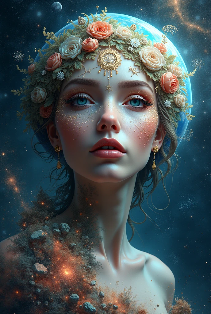 Earth and makeup
