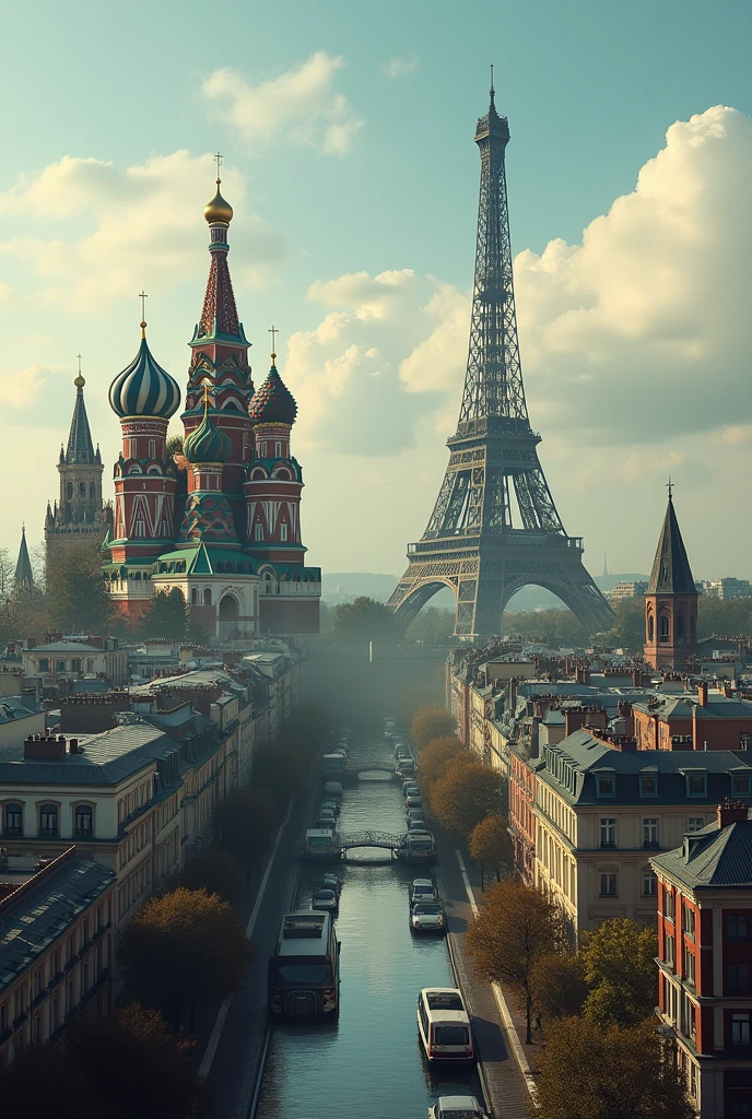 Moscow and Paris