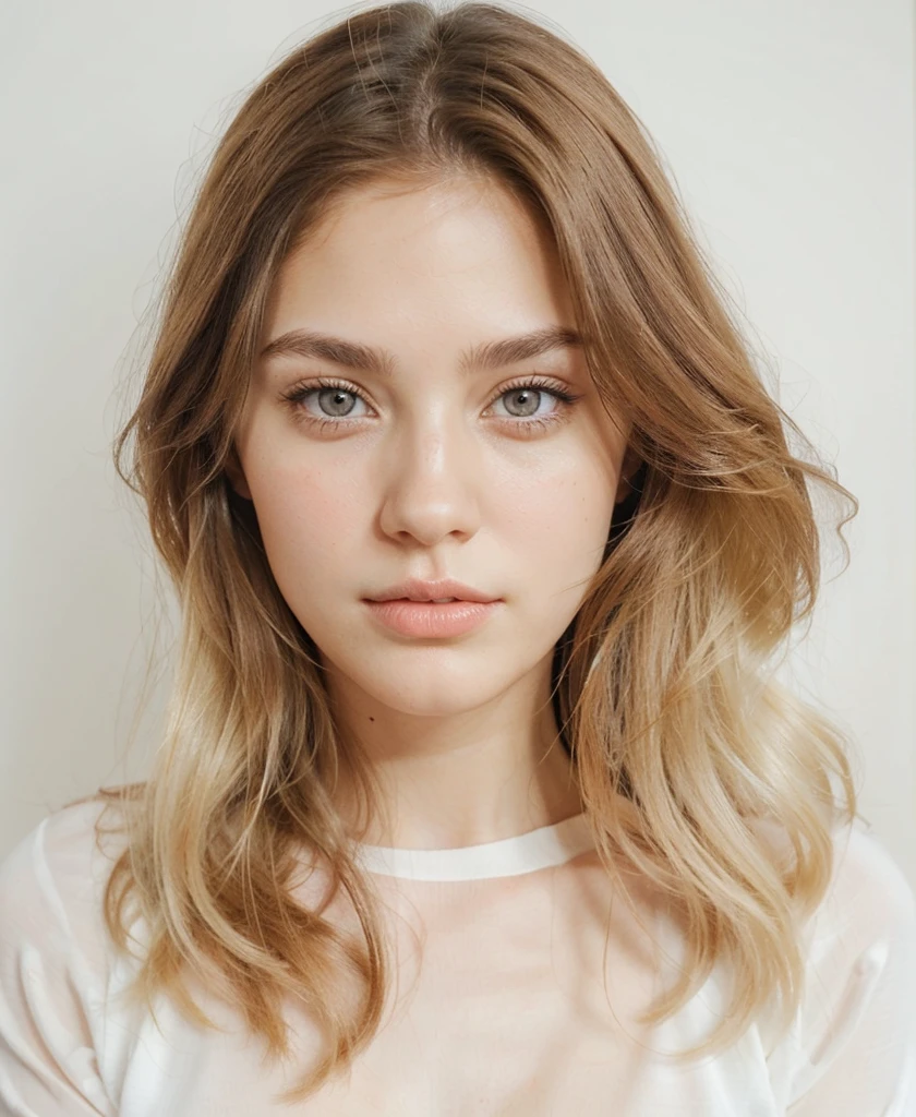 Beautiful women, big , brown hair, thin lips, hollow chics, perfect jawline, white skin, innocent face, attractive eyes, long face shape 