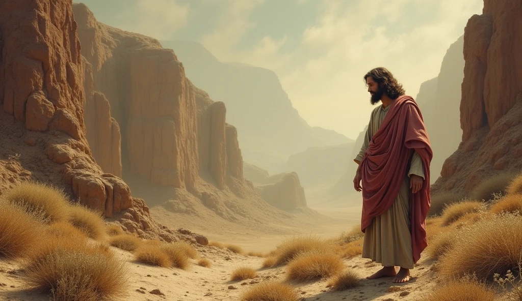 biblical history,
Jesus did not desert Ali, Jesus stayed for forty days and forty nights, in complete fasting. During this time, your body began to feel the effects of hunger, but his spirit remained focused, in communion with God. This was a time of deep reflection and preparation., but also of physical vulnerability.