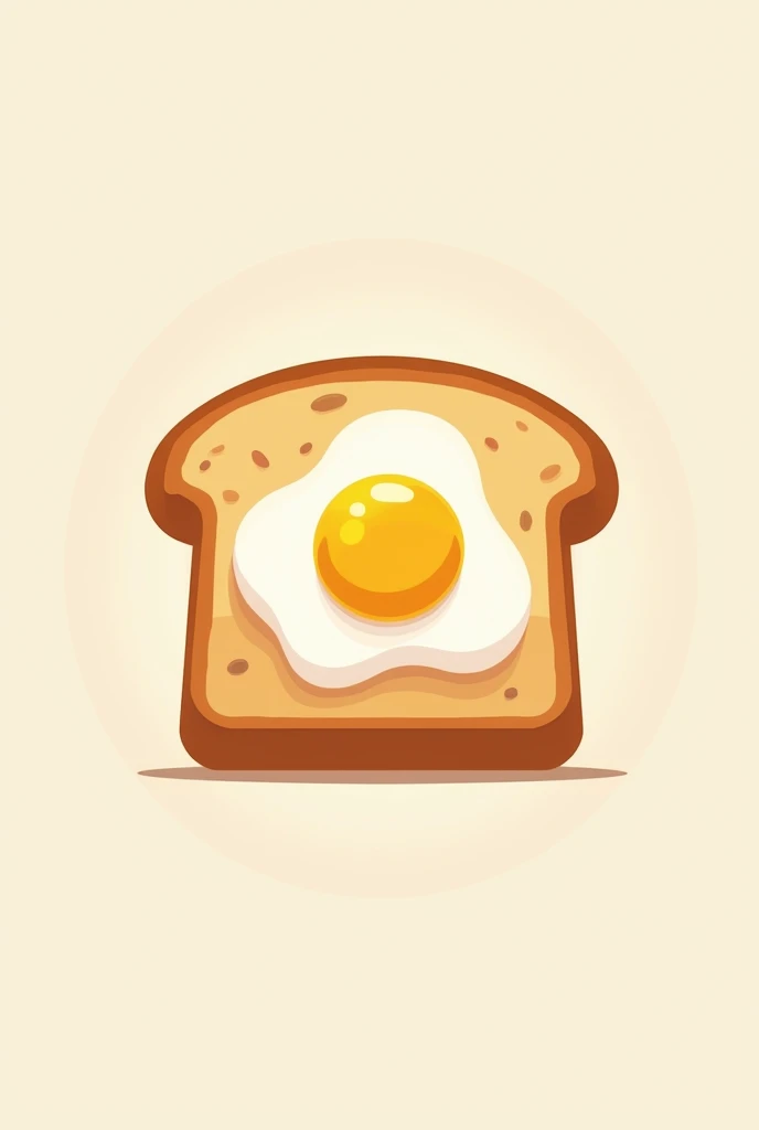 Create a food chain logo with bread and egg