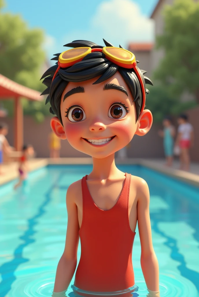 Once upon a time there was a boy of about  named Tadeo, He was a happy child and they were no problem, He really liked the sport of swimming, where he seemed very dedicated and where he had made a variety of friends., I felt comfortable with everything that was happening to me 