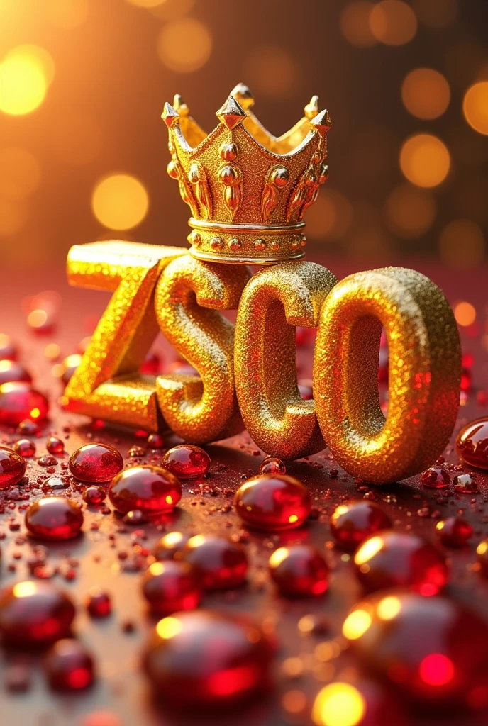 une Touche colorée 3D de gold de feu et de blanc, avec le texte métallique nom zsco " écrit en losanges ». inclure des rubis et des diamants avoir une couronne sur ce nom