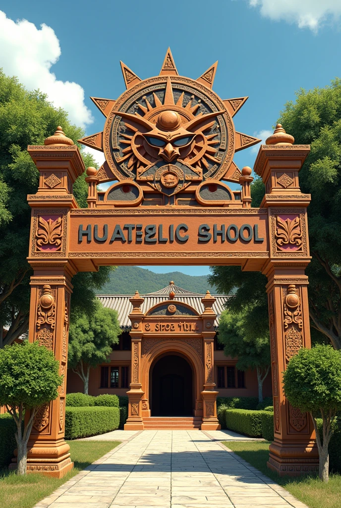 Indigenous school sign