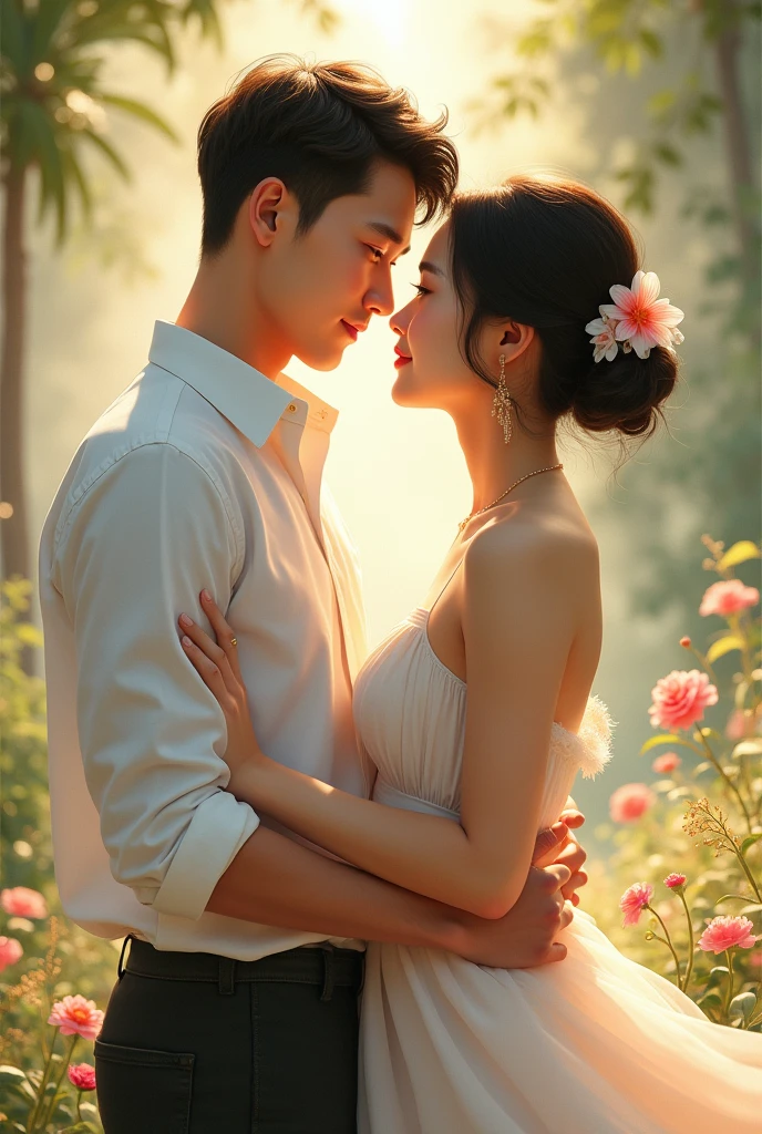Asian couple