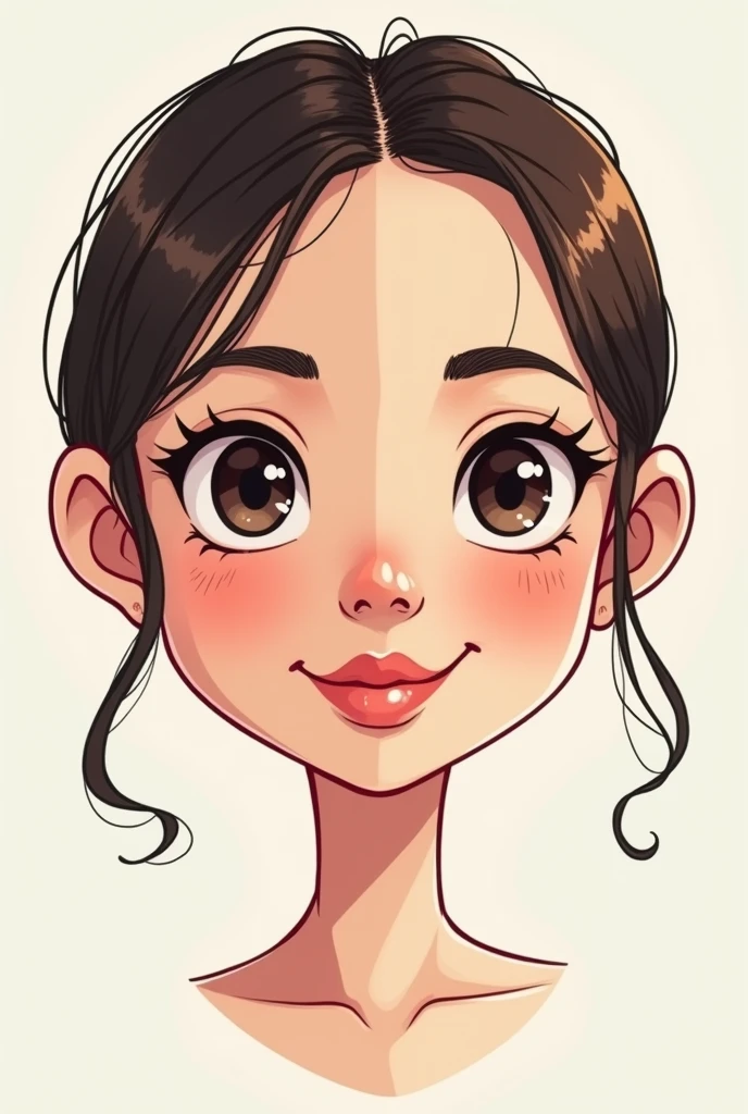 Cartoon Analysis about  expectations vs reality of the face using beauty plus
