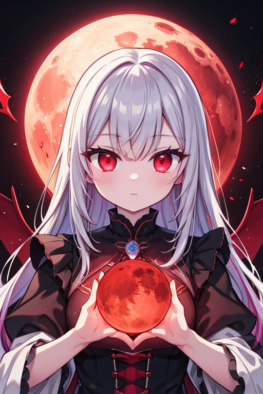 Red Necromancer, Blood Moon, Ray Tracing, masterpiece, Highest quality, super high quality, 不条理なdetailed, best Light, Best Shadow, sharp, sharp image, detailed, extremely detailed, Amazing resolution, 8k, 4K, Ultra-high resolution, Particle Effects, Beautiful Effects, Vibrant colors, neon Light, neon, Light,