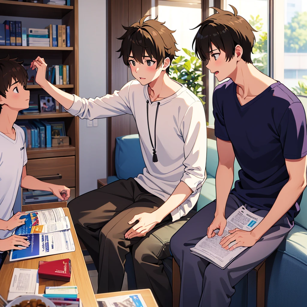 RPG,(cool:1.4),(cool:1.4),(さわやか運動系man),(Virginity),(man:1.4), (イケメンman:1.4), (man主人公:1.4), Claiming natural charm, longing,Sense is high,未成年manの魅力, man学生風, manVTuber, VR game commentator, People-pleaser, Metaverse Player, Appearance fraudster, vitality,Boys Love, unjust, 義兄弟共にBoys Loveエロ対象化,野外 Boys Loveevent,,,,,(Yaoi:1.3),,(Yaoi),,(2boy:1.4),(2boy:1.4),,(2-player),,,Open up,,Chosen by Eros, (ラッキーBoys Loveスケベ),Erotic creation, Stiff, thin limbs, (biologically correct), (Excellent detailed anatomy), Field of view, (face), (hand), eye, ?, manラフ服の調整, official,event,blush,White hoodie,Boys Loveの解像度が高い,,Makoto Shinkai Style,,Boys Loveドラマスタイル,,Smooth CG art,,Highest quality,,4K,,(My brother-in-law was castrated by his brother-in-law in a sudden accident.),,Anime symbols, Σ,,masterpiece,