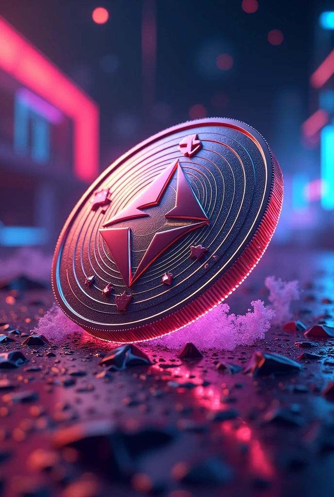 Genarate A Telegram profile photo based on Crypto currency coin airdop and the name of this profile photo is Tazx_Crypto.