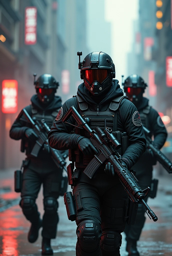 High-tech paramilitary