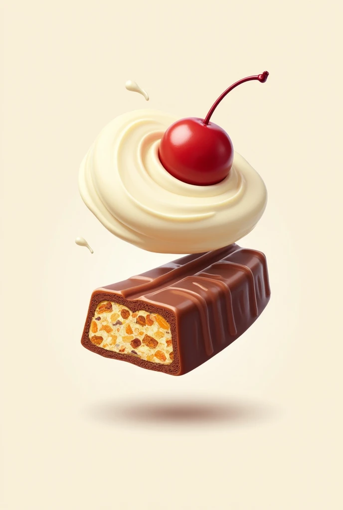 Logo of a candy bar with yogurt and dried fruit
