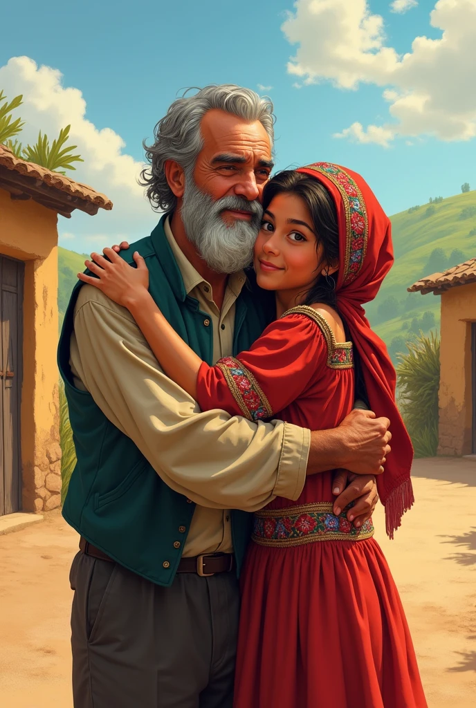 Apéro finds his daughter after so many years that they were separated during the Algerian war traditional Algerian outfits of Kabylie clothing