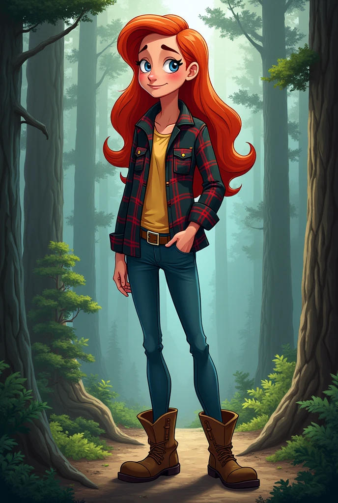 Genera a Wendy de Gravity falls