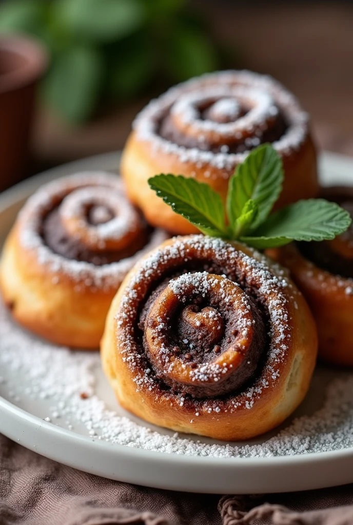 Chocolate rolls 
