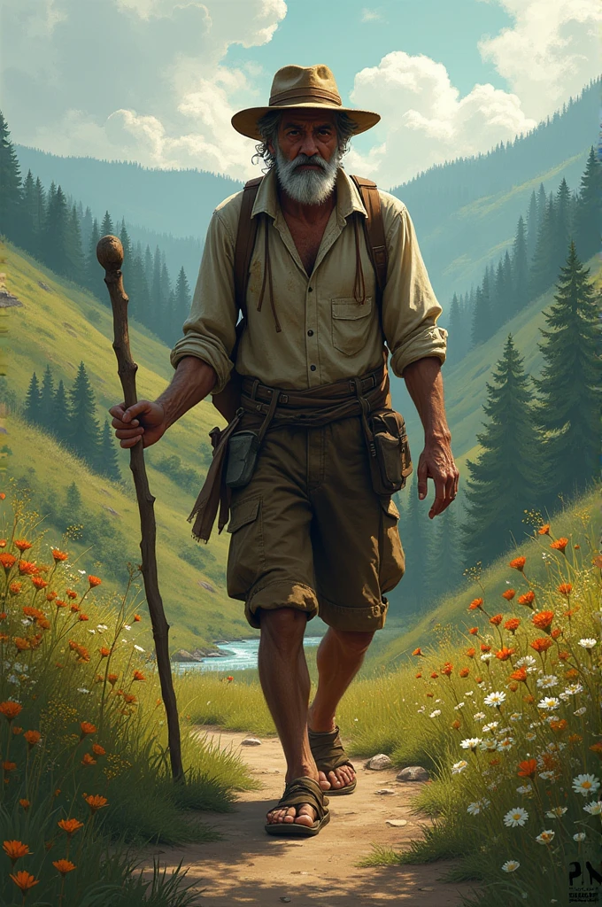 A poor farmer, driven by the desire for gold, sets out to find the pond.