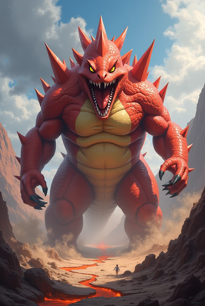 Draw a groudon