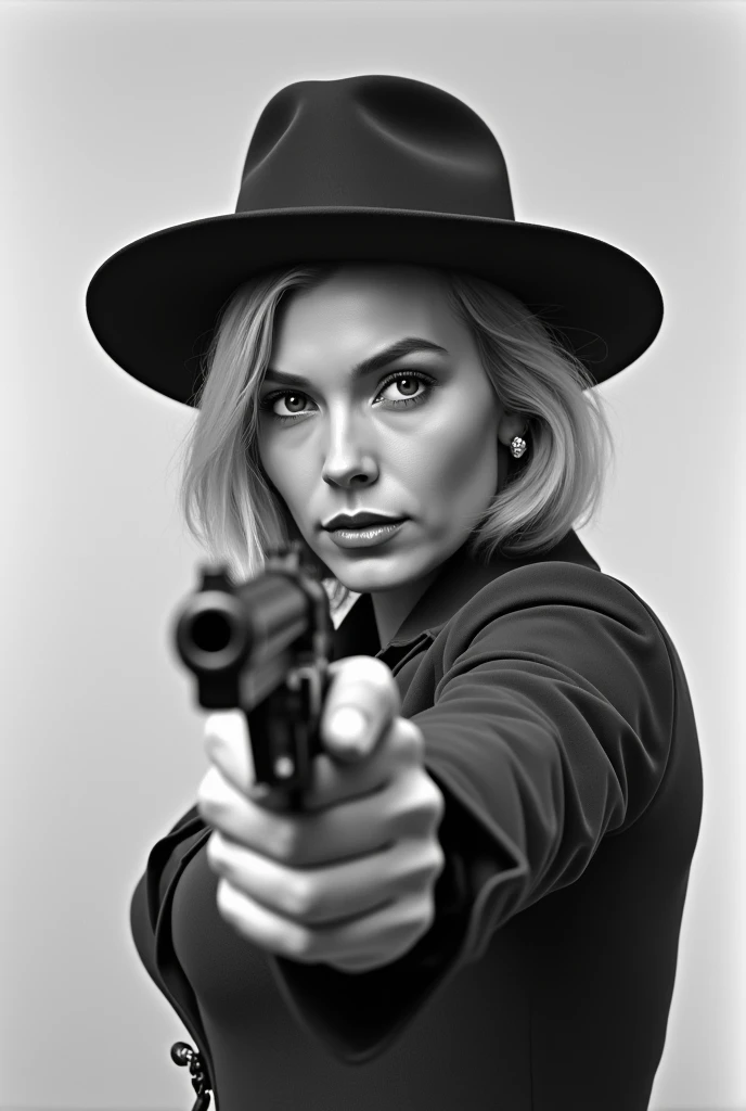  The famous portrait of "bonnie" (1933)*: Una fotografía de bonnie con una pistola se convirtió en icónica y fue ampliamente difundida por los medios. This image helped cement her reputation as a bold and romantic criminal., making it a cultural symbol.
