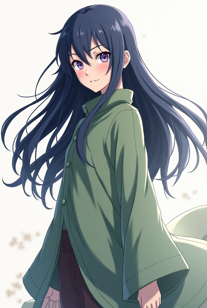 Hinata hyuga drawn in the same style as masashi kishimoto