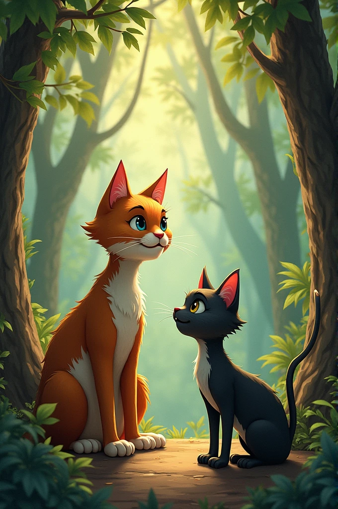 (独奏, It was"The cunning cat and the innocent cat" In addition to the story here are some other famous cat stories that are popular in Urdu:

### 1. **The greedy cat and the mouse**
One day a cat caught a mouse. The mouse begged the cat to spare its life and the cat promised to let it go on condition that it would bring it something to eat every day. The mouse was forced to bring food to the cat every day. One day the mouse got tired of it and cleverly trapped the cat in a net. Thus the mouse was able to escape from the cat.

### 2. **The cat, the monkey and the two breads**
Two cats were fighting over a loaf of bread when the monkey came there. The monkey said, "I can help you." The monkey divided the bread into two pieces and gave it to both the cats. But each time one piece was big and one small. The cats started fighting to get an equal piece, and the monkey said that he would fix it. The monkey tried to cut the big piece to make it equal to the small one, but each time he kept the big piece for himself. Finally, the cats had nothing left and the monkey ate all the bread.

### 3. **The cunning cat and the pigeon**
One day a cat saw many pigeons gathered in one place. The cat thought that if she caught them all together, it would be easier for her. She pretended to be friends with the pigeons and said that she would protect them. The pigeons trusted her and came close to her. As they came close, the cat caught them all one by one.

### 4. **The house cat and the jungle cat**
ایک دن ایک The house cat and the jungle cat کی ملاقات ہوئی۔ جنگل کی بلی نے گھر کی بلی سے پوچھا کہ وہ اتنی صاف ستھری اور موٹی کیوں ہے۔ گھر کی بلی نے کہا کہ اسے ہر روز مالکان سے کھانا ملتا ہے۔ جنگل کی بلی نے پوچھا، "Do you ever get permission to go outside?" The house cat replied that no. The jungle cat said, "I prefer to be free, even if I have to work hard for food."

### 5. **The story of the cat and the bird**
One day the cat caught a bird. The bird said to the cat, "Don't hit me, I'll tell you a secret." The cat let the bird go to know the secret. The bird said, "Never be in a hurry in life, or you will suffer." The cat has this 