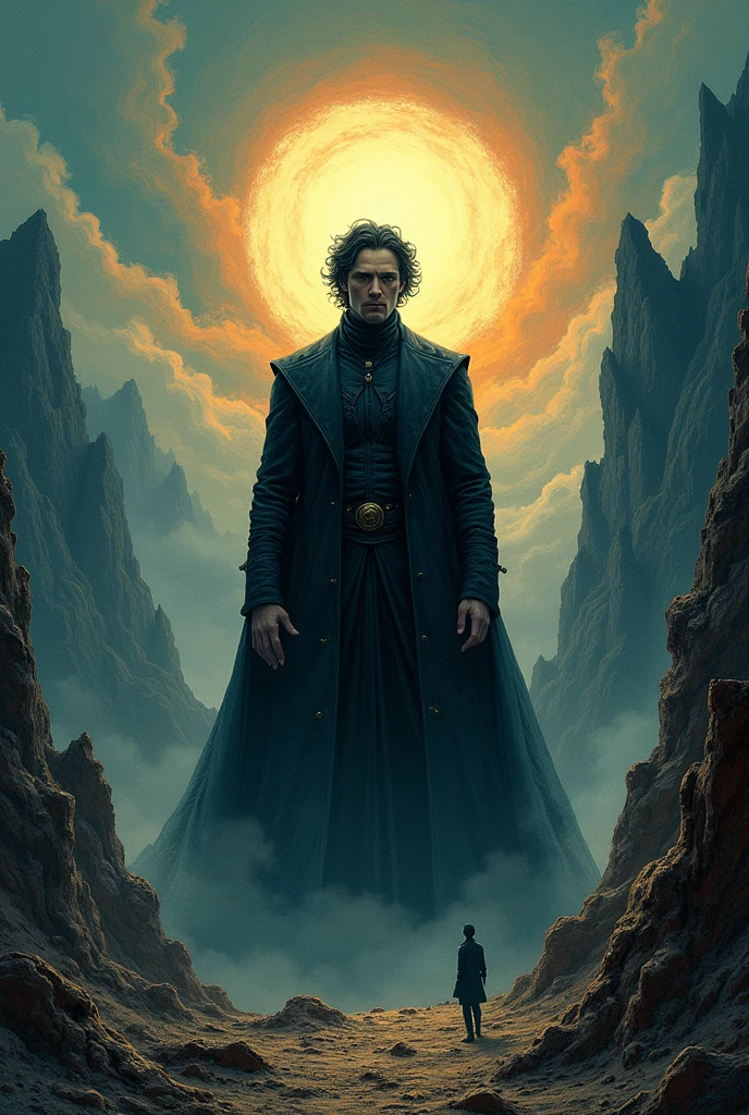 An illustration about the work Beyond Good and Evil, by author Nietzsche