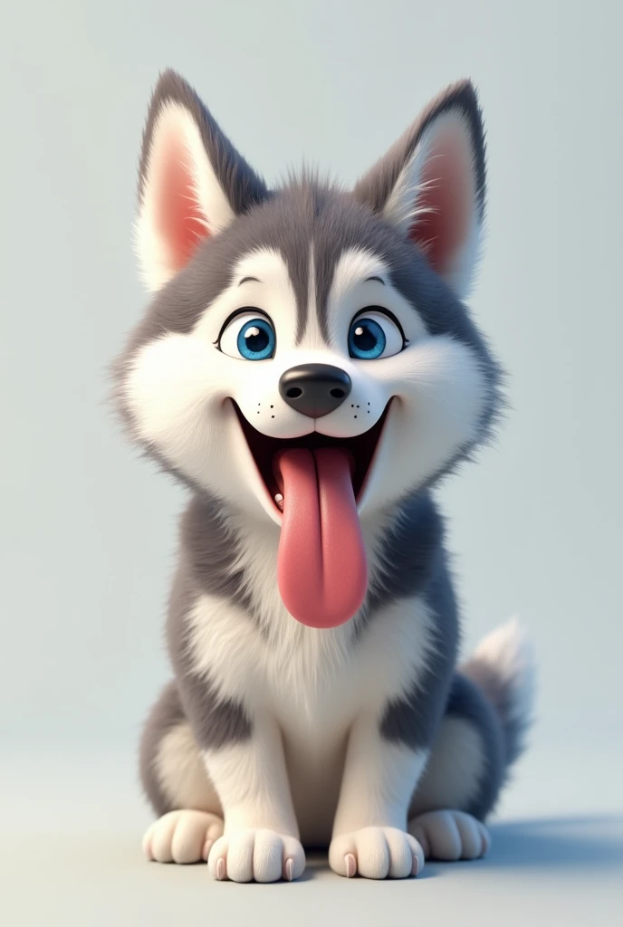 Husky tongue out 

