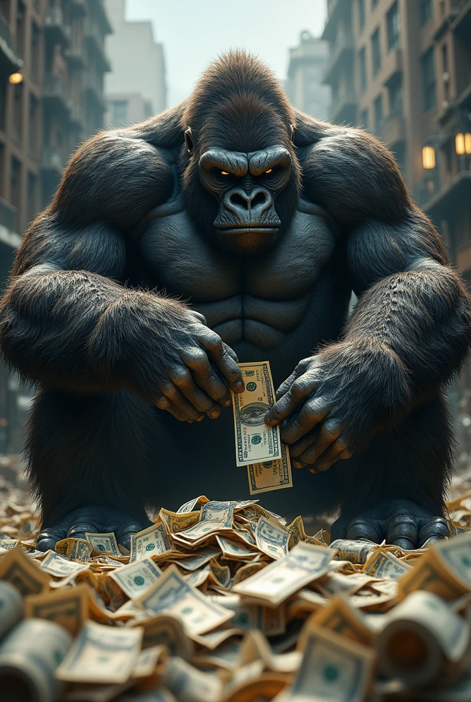 Kong counting money