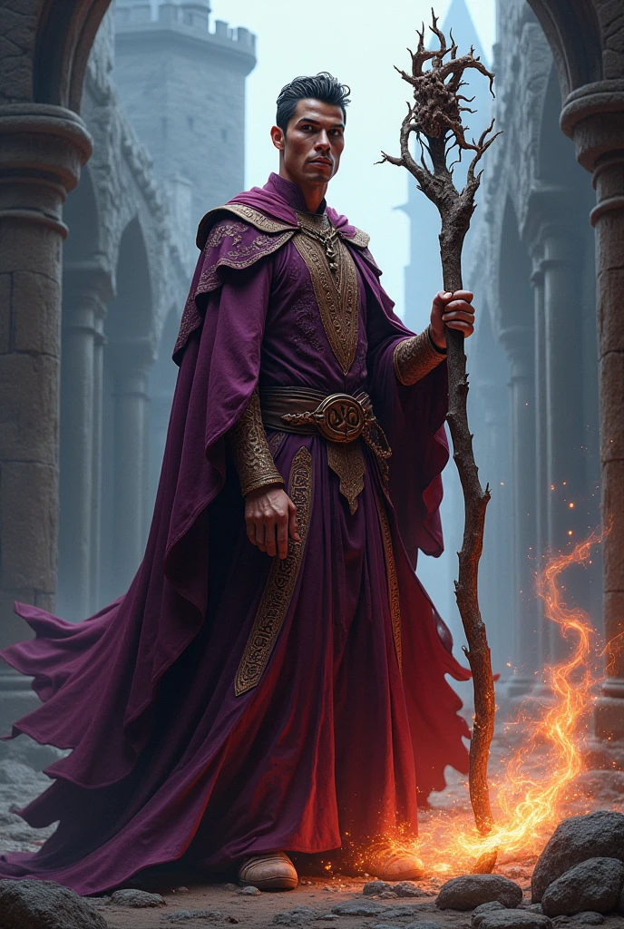 Cristiano Ronaldo as a wizard