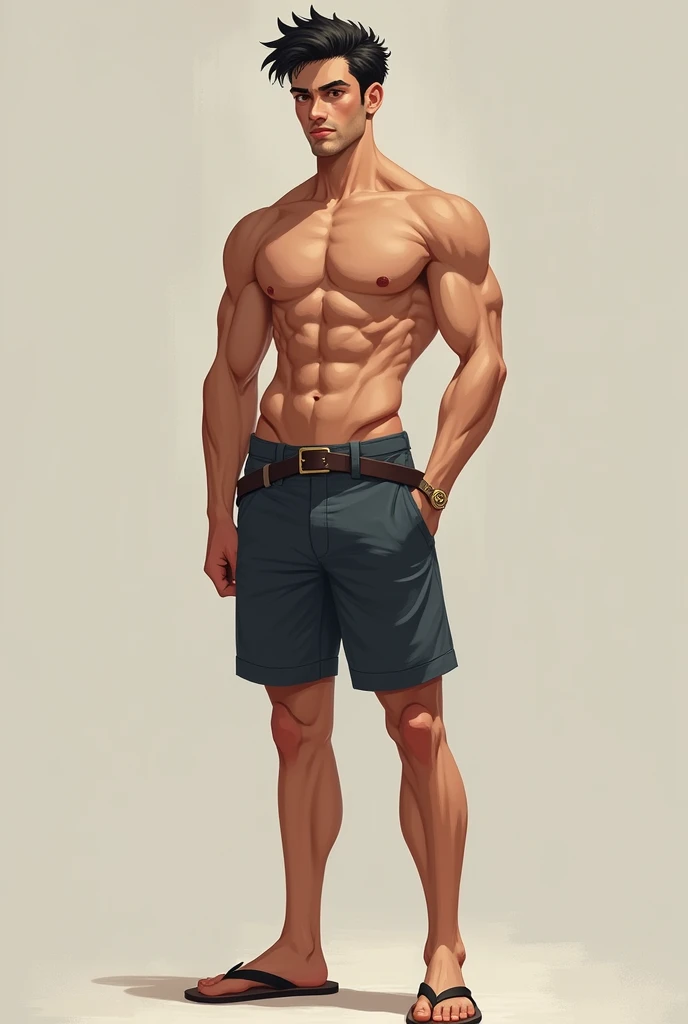 1 boy is 1.9m tall, He weighed eighty-seven kilos, and had muscles that did not go unnoticed, and that helped him excel in handball.. But still being thin, unclothed, shirtless, sin Pantalon, one flip flop sandalias, perfect penis uncut, smiling, slender and muscular body, toned, with fair skin and a mischievous aura As for her face, You could say that it wasn&#39;t.&#39;It&#39;s not ugly at all., quite graceful and with noble features and look, But his great defect was an enormous shyness..,