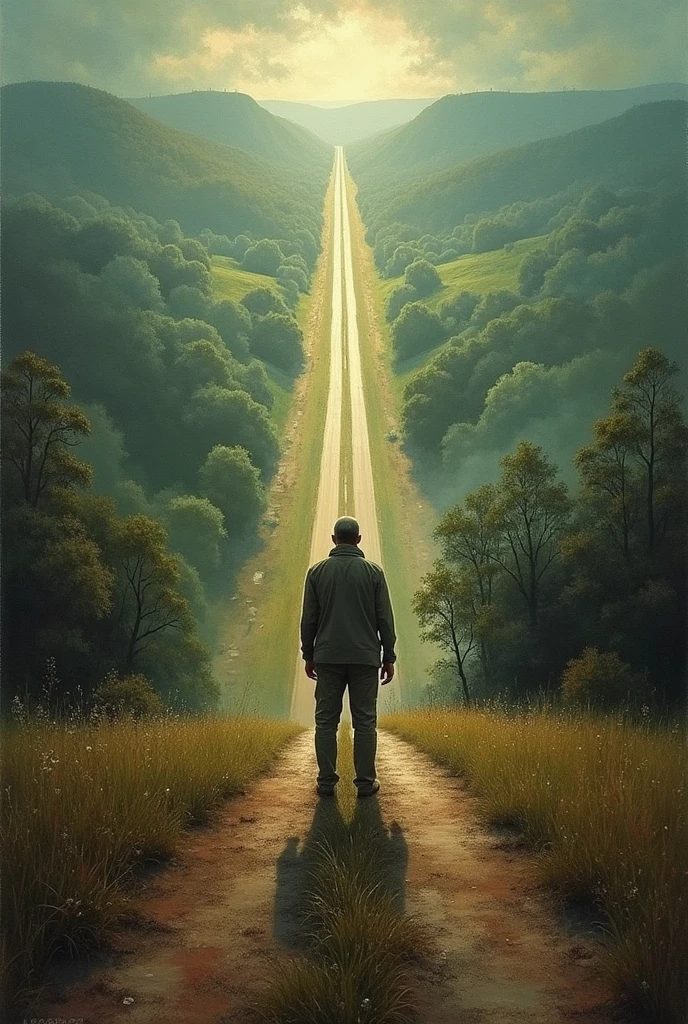 “The South, in its immensity, weaves hope and challenge, where resilience flourishes in every shadow and light of the path.”Put this in a simple but poetic image that is deeper than explicit