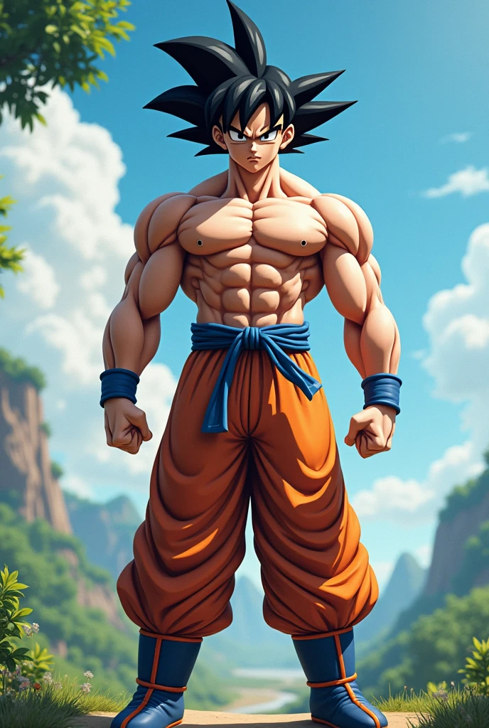 naked goku