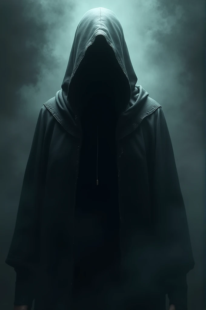 Generate a mysterious person type image