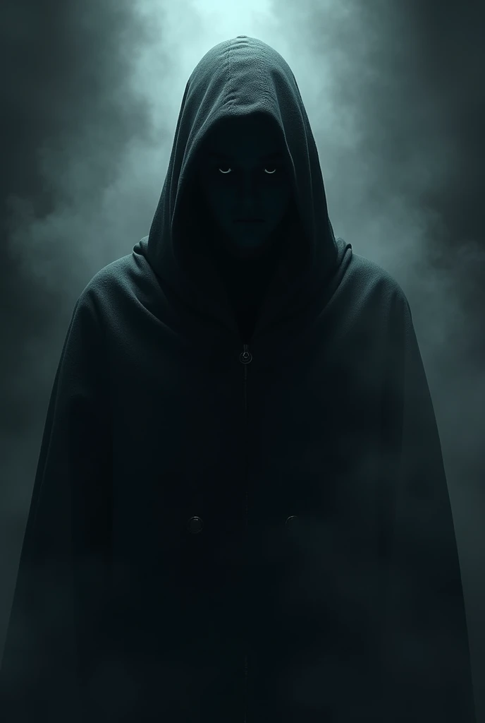 Generate a mysterious person type image