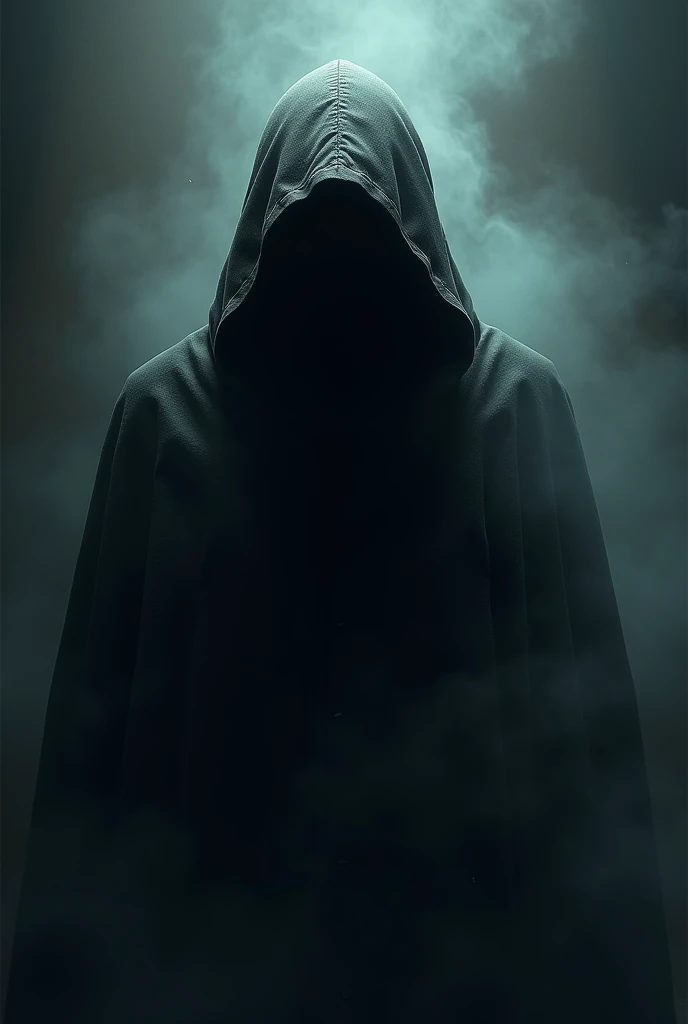 Generate a mysterious person type image