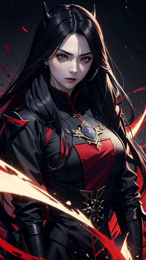 vampyre. Cao Cao. stark. Youngh.beautiful . Stately. Dark black eyes. Cabeautiful preto e com detalhes vermelho. Cabeautiful cor dupla. Russian general&#39;s outfit.