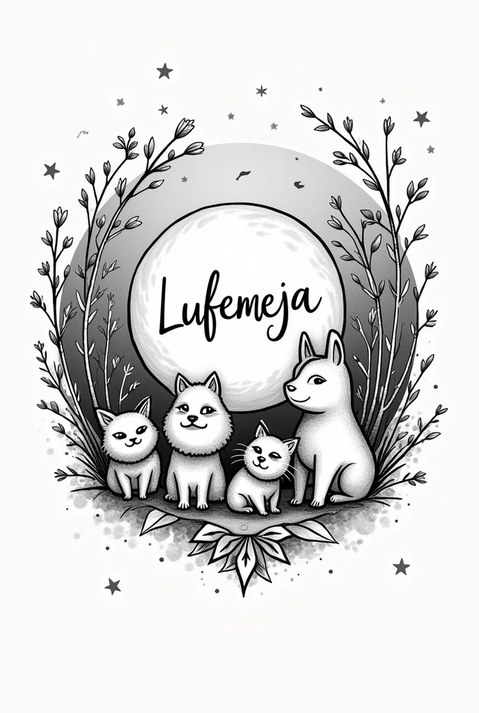 Create an EASY HAND DRAWING stamp, KOREAN SERIES, Pets, music, PHOTOGRAPHS AND VISUAL ARTS. AND THAT THE NAME LUFEMEJA HAS BLACK AND WHITE INSIDE A MOON AND THAT IT IDENTIFIES ME AS THE ARTIST THAT I AM ,DE ACUERDO A INong, IN. (1999). In Principles of Color Design (2a. ED.). Centro cultural HaEDo. Pp. 26-32 Y • INong, IN. (1997). In Fundamentals of two- and three-dimensional design. Book. Pp. 41-48