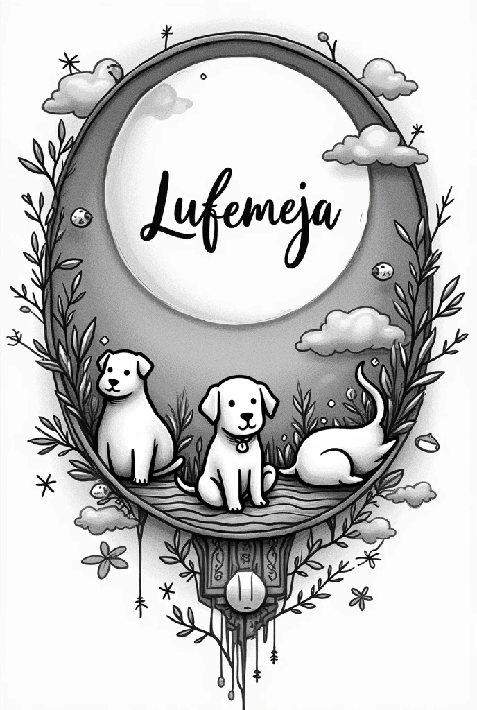 Create an EASY HAND DRAWING stamp, KOREAN SERIES, Pets, music, PHOTOGRAPHS AND VISUAL ARTS. AND THAT THE NAME LUFEMEJA HAS BLACK AND WHITE INSIDE A MOON AND THAT IT IDENTIFIES ME AS THE ARTIST THAT I AM ,DE ACUERDO A INong, IN. (1999). In Principles of Color Design (2a. ED.). Centro cultural HaEDo. Pp. 26-32 Y • INong, IN. (1997). In Fundamentals of two- and three-dimensional design. Book. Pp. 41-48
