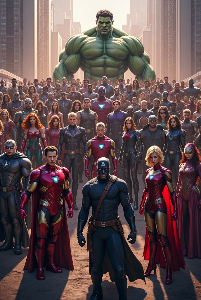 all marvel characters gather together