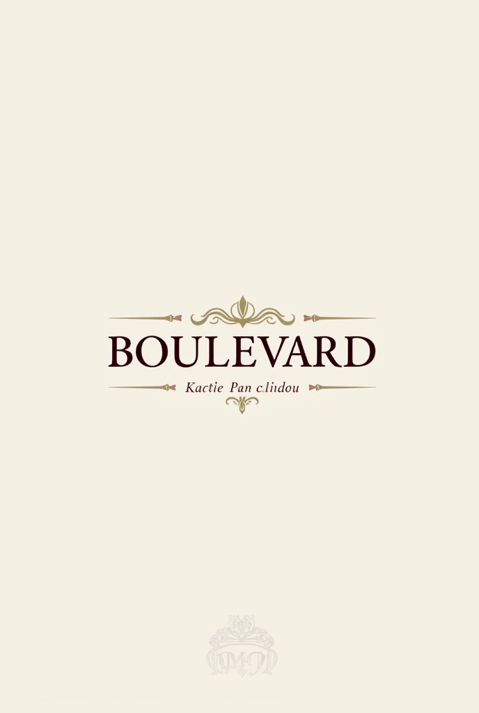 LOGO FOR RESTAURANT WITH THE WORD BOULEVARD
