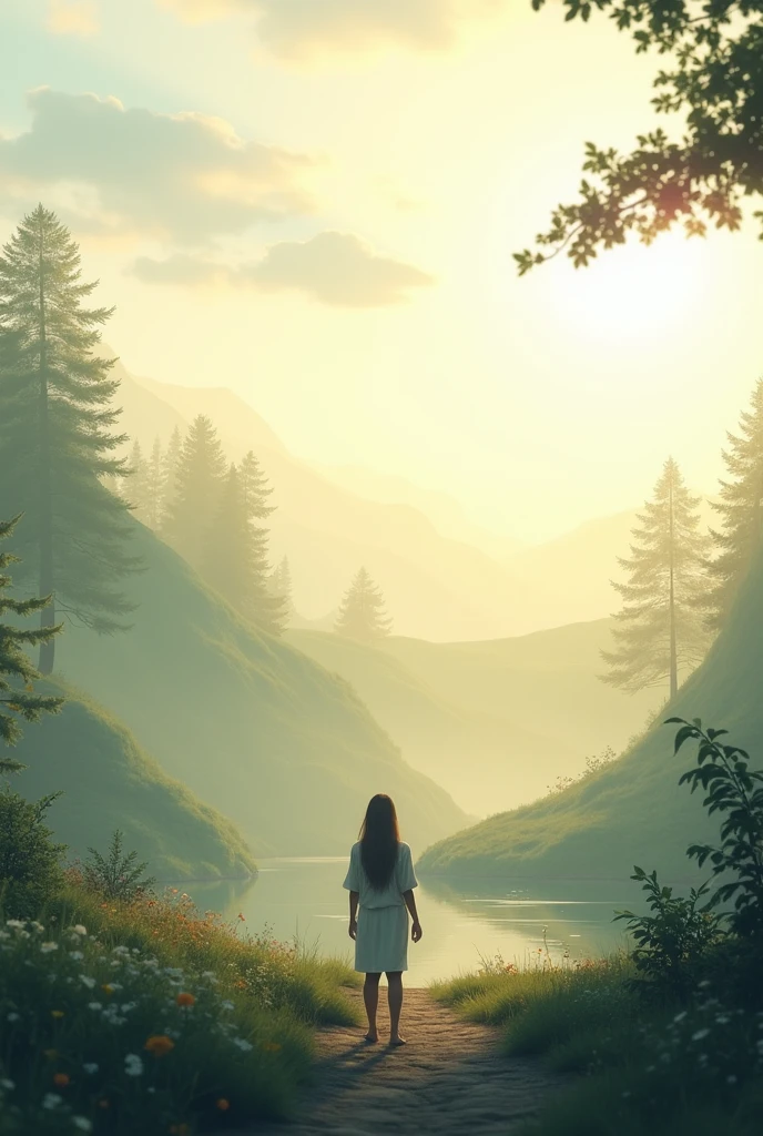A very chill and morning scene