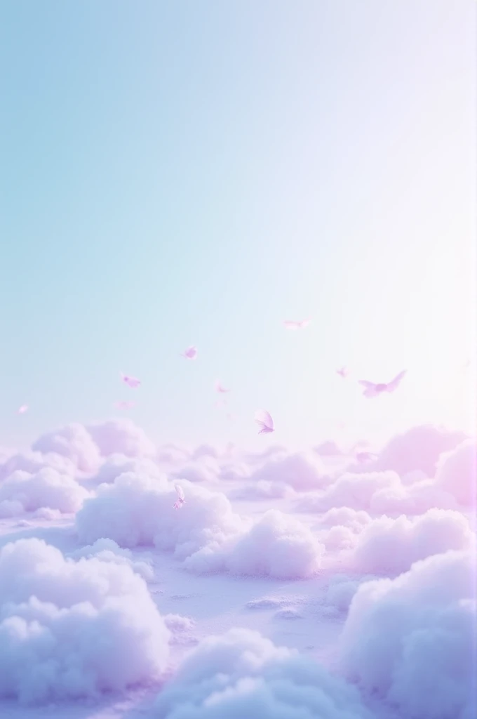 combines light blue with lilac