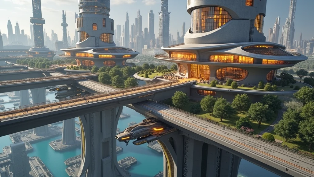 like a futuristic city