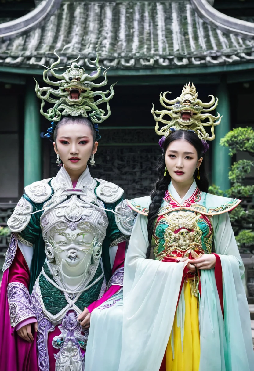 Queen medusa and xiao yan 