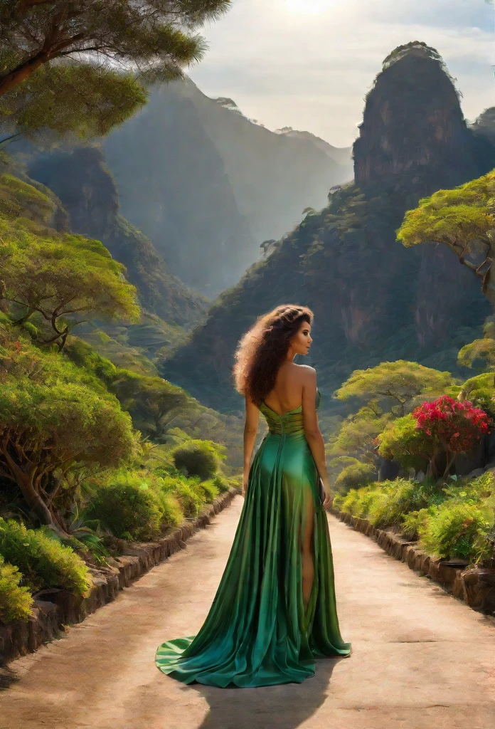 Uma linda mulher light brunette belíssima caminhando, gracefully, lightly by ,ELECTROMAGNETIC WAVES, and powerful energies, dressed in Cambodian and Brazilian and Dubai clothes ,moda nesclado elegante com cor que traga paz alegria fé e riqueza vestido que tenha os três pais tendência 2025 azul paz verda esperança vermelho vida preto vigilância Mulher 35 anos light brunette linda, modern trend, light brunette. in Tokyo, Very good and special fabric clothing, olive green , green dark, green new leaf , with extreme beauty unique exclusive look ,unique beautiful scenery in a very popular and noble place ,land ,offwhite , semelhante às big fit asss marcas única, fashion destroyed, very chic, mais chique que as marcas big fit asss uma força de beleza, melhor que as big fit asss marcas mundiais e internacionais, an extremely improved , big fit ass, stark, a shocking look , olive greencor land,
A 3 Brazilian woman, with long, curly hair, pele light brunette deslumbrante, caminhando gracefully pelo jardim eletromagnético quântico. The landscape is of a surreal winter, with sharp mountains, surrounded by an enchanting aura. She wears a unique and glamorous grey spiral striped couture gown., worthy of a modern woman, a white fabric flower pinned to the left of the extremely fluid dress, The extraordinary sunlight shines behind her, in a style reminiscent of Charles Chaplin, in a multidimensional environment of Doppler gratings and Mandelbrot patterns.