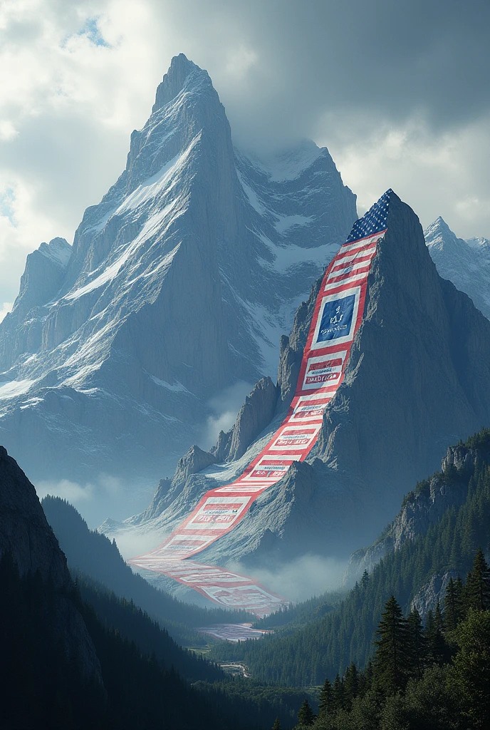 Mountains with presidential votes