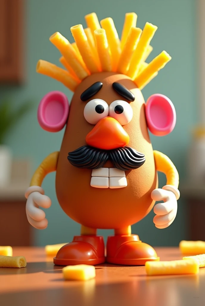 Mr. Potato Head with French Fries