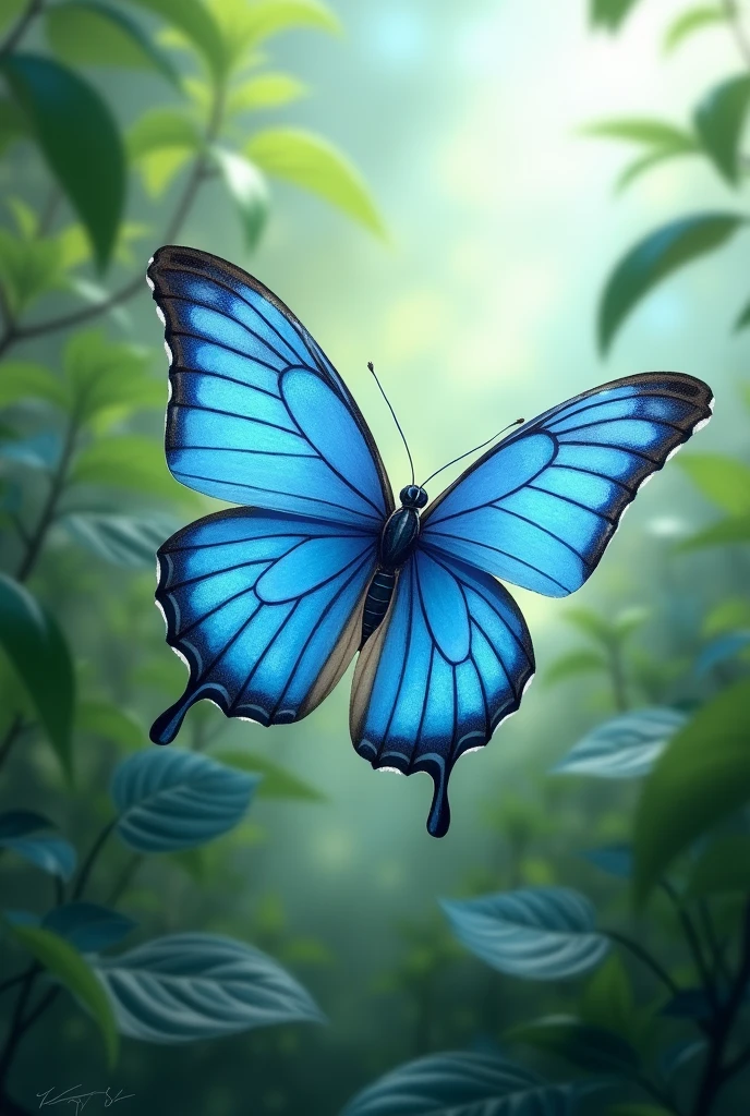 blue butterfly