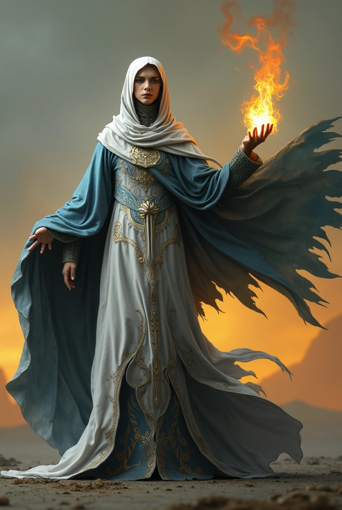fire keeper, masterpiece, ultra hd, absurdres, best quality, solo