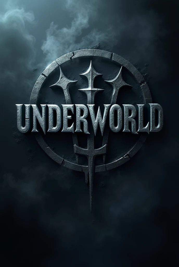 Make a logo written Underworld, themed based on the MMORPG game Perfect World 