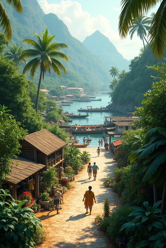 An port 
where there are herbs such as Keikirindiya, Mukununanna, Gotukola, Mosquitoes, Marathondi, Kuppamania, Karapincha, Kaluduru, Uluhal, Sawandara.